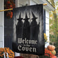 Halloween Witch Garden & House Flag, Welcome To Our Coven Yard Flag Spooky Season Gift For Witch Lover