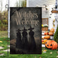 Halloween Witch Garden & House Flag, Witches Welcome Yard Flag Spooky Season Gift For Witch Lover