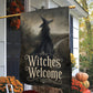 Halloween Witch Garden & House Flag, Witches Welcome Yard Flag Spooky Season Gift For Witch Lover