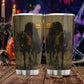 Cute Halloween Headless Horseman Tumbler, Ride Into The Haunted Night, Spooky Season Stainless Steel Tumbler, Travel Mug Tumblers Gift