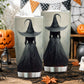 Halloween Black Witch Tumbler, Gothic Witch Hat Spooky Season Stainless Steel Tumbler, Travel Mug Tumblers Gift For Witch Lover