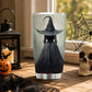 Halloween Black Witch Tumbler, Gothic Witch Hat Spooky Season Stainless Steel Tumbler, Travel Mug Tumblers Gift For Witch Lover