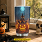 Personalized Halloween Meditation Witch Tumbler, Find Your Inner Fire, Spooky Season Stainless Steel Tumbler, Travel Mug Tumblers Gift For Meditator, Witch Lover