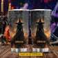 Personalized Halloween Witch Tumbler, She Walks Through Fire, Spooky Season Stainless Steel Tumbler, Travel Mug Tumblers Gift For Witch Lover