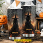 Personalized Halloween Witch Tumbler, She Walks Through Fire, Spooky Season Stainless Steel Tumbler, Travel Mug Tumblers Gift For Witch Lover