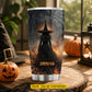 Personalized Halloween Witch Tumbler, She Walks Through Fire, Spooky Season Stainless Steel Tumbler, Travel Mug Tumblers Gift For Witch Lover