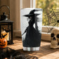 Halloween Black Witch Tumbler, Dressed In Darkness, Spooky Season Stainless Steel Tumbler, Travel Mug Tumblers Gift For Witch Lover
