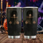 Halloween Gothic Girl Reading Tumbler, Lost In A Dark Story, Spooky Season Stainless Steel Tumbler, Travel Mug Tumblers Gift For Book Lover