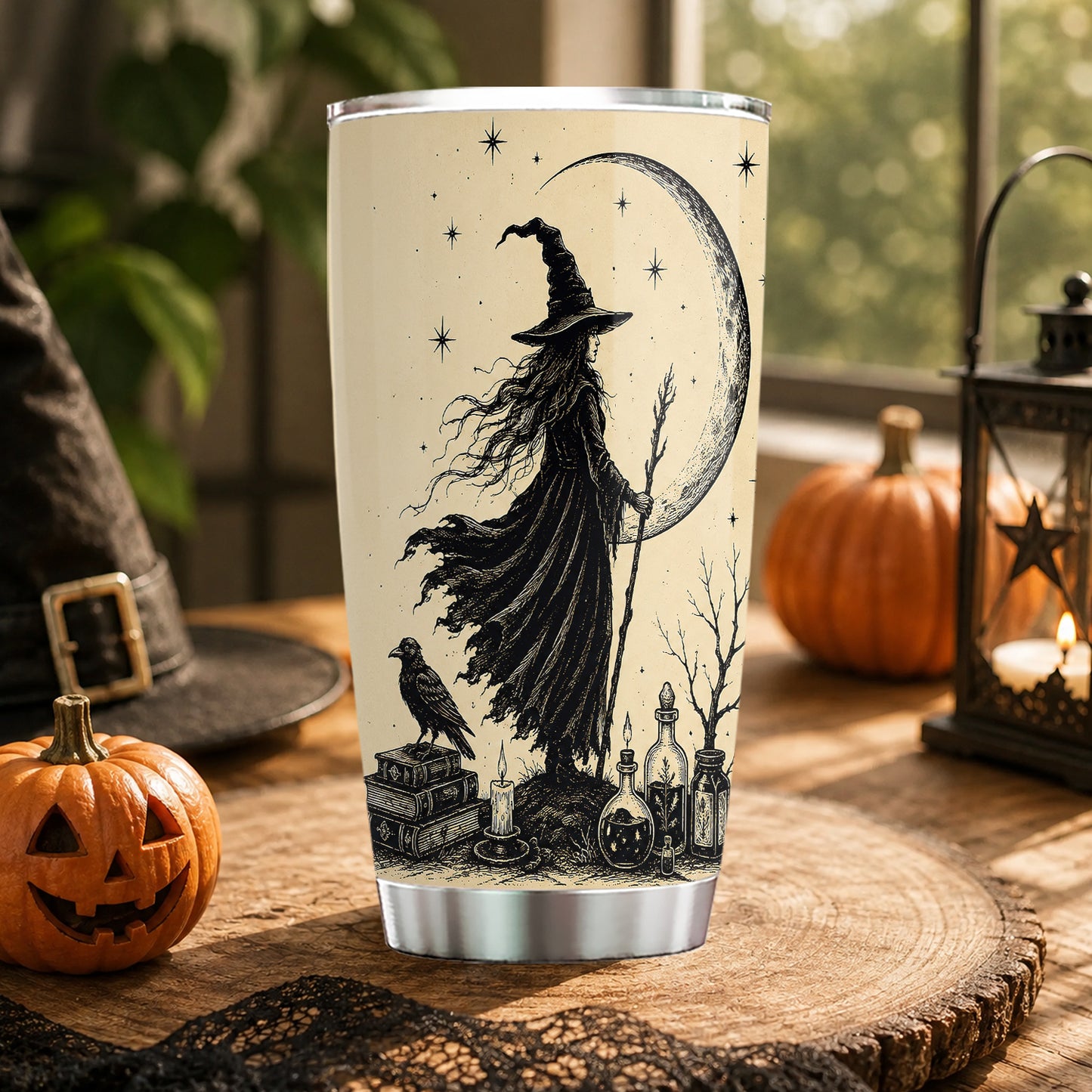Halloween Witch Tumbler, To Be A Witch Quote Stainless Steel Tumbler Spooky Season Gift For Witch Lover