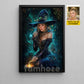 Personalized Halloween Witch Canvas Painting, Turn You Into A Witch Wall Art Decor, Spooky Season Poster Gift For Witch Lover