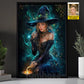 Personalized Halloween Witch Canvas Painting, Turn You Into A Witch Wall Art Decor, Spooky Season Poster Gift For Witch Lover
