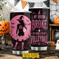Personalized Halloween Witch Volleyball Tumbler, My Broom Broke So Now I Play Volleyball, Spooky Season Stainless Steel Tumbler, Travel Mug Tumblers Gift For Volleyball Lover