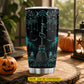 Personalized Halloween Hockey Witch Tumbler, Brooms Are For Amateurs, Spooky Season Stainless Steel Tumbler, Travel Mug Tumblers Gift For Hockey Lover