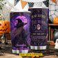 Personalized Halloween Witch Tumbler, In My Defense, Spooky Season Stainless Steel Tumbler, Travel Mug Tumblers Gift For Witch Lover