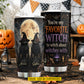 Personalized Halloween Bestie Witch Tumbler, You’re My Favorite Witch, Spooky Season Stainless Steel Tumbler, Travel Mug Tumblers Gift For Your Best Friend