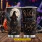 Personalized Halloween Witch Tumbler, Witchy Vibes Only, Spooky Season Stainless Steel Tumbler, Travel Mug Tumblers Gift For Witch Lover