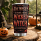 Personalized Halloween Witch Tumbler, Oh Honey I’m The Wicked Witch, Spooky Season Stainless Steel Tumbler, Travel Mug Tumblers Gift For Witch Lover