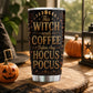 Personalized Halloween Coffee Witch Tumbler, This Witch Needs Coffee, Spooky Season Stainless Steel Tumbler, Travel Mug Tumblers Gift For Witch Lover