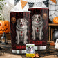 Personalized Halloween Dog Tumbler, Your Dog But Make It Spooky, Spooky Season Stainless Steel Tumbler, Travel Mug Tumblers Gift For Dog Lover