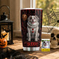 Personalized Halloween Dog Tumbler, Your Dog But Make It Spooky, Spooky Season Stainless Steel Tumbler, Travel Mug Tumblers Gift For Dog Lover