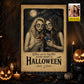 Personalized Halloween Best Friend Canvas Painting, When We’re Together Wall Art Decor, Spooky Season Poster Gift For Your Bestie