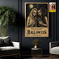 Personalized Halloween Best Friend Canvas Painting, When We’re Together Wall Art Decor, Spooky Season Poster Gift For Your Bestie