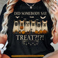 Funny Halloween French Bulldog Dog T-shirt, Did Somebody Say Treat Tees Spooky Season Gift For Dog Lover