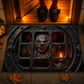 Scared Halloween Doormat, Terrified Pennywise, Doormat For Home Decor Housewarming Gift, Welcome Mat Gift
