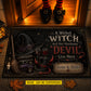 Personalized Halloween Couple Doormat, A Wicked Witch And Her Handsome Devil Doormat For Home Decor Housewarming Spooky Season Gift For Couple