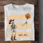Funny Halloween Cowboy Skeleton T-shirt, Well, Shit… There Goes My Pumpkin Tees Spooky Season Gift For Cowboys