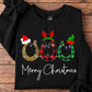 Horse Christmas Sweatshirt, Merry Christmas Horseshoe Crewneck Sweatshirt Gift For Horse Lovers