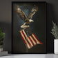 Stars And Stripes In Flight July 4th Victorian Eagle Canvas Painting Victorian Animal Wall Art Decor Independence Day Poster Gift For Eagle Lovers