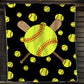 Softball Blanket, Love This Blanket Because Softball In There Fleece Blanket - Sherpa Blanket Gift For Softball Lovers, Softball Players, Softball Girls