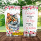 Personalized Cat Tumbler, Angels Don't Always Have Wings Sometimes They Have Whiskers Stainless Steel Tumbler, Gift For Cat Lovers, Cat Owners