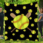 Softball Blanket, Love This Blanket Because Softball In There Fleece Blanket - Sherpa Blanket Gift For Softball Lovers, Softball Players, Softball Girls