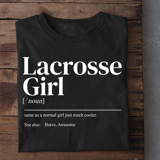 Lacrosse T-shirt, Lacrosse Girl, Gift For Lacrosse Lovers, Lacrosse Players