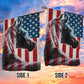 Horse American Flag, Horse Turn Around July 4th Gift For Horse Lovers, Horse Owners, Equestrians