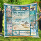 Turtle Blanket, The Voice Of The Sea Speaks To The Soul Fleece Blanket - Sherpa Blanket Gift For Turtle Lover, Turtle Owners