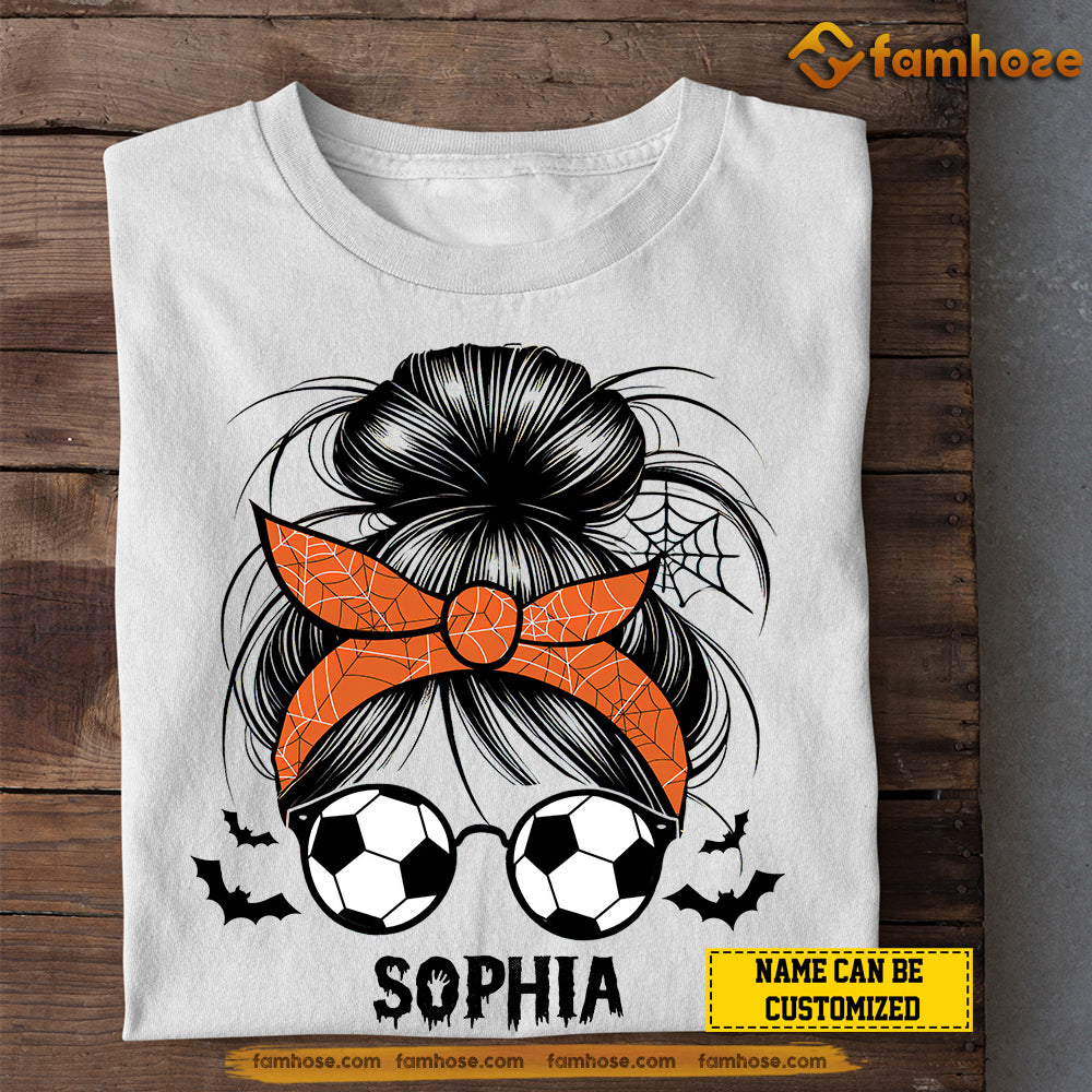 Personalized Halloween Soccer T-shirt, Look At Me, Spooky Season Gift For Soccer Lovers, Soccer Girls