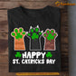 St Patrick's Day Cat T-shirt, Catshoes Catrick's, Patricks Day Gift For Cat Lovers Cat Owners, Cat Tees