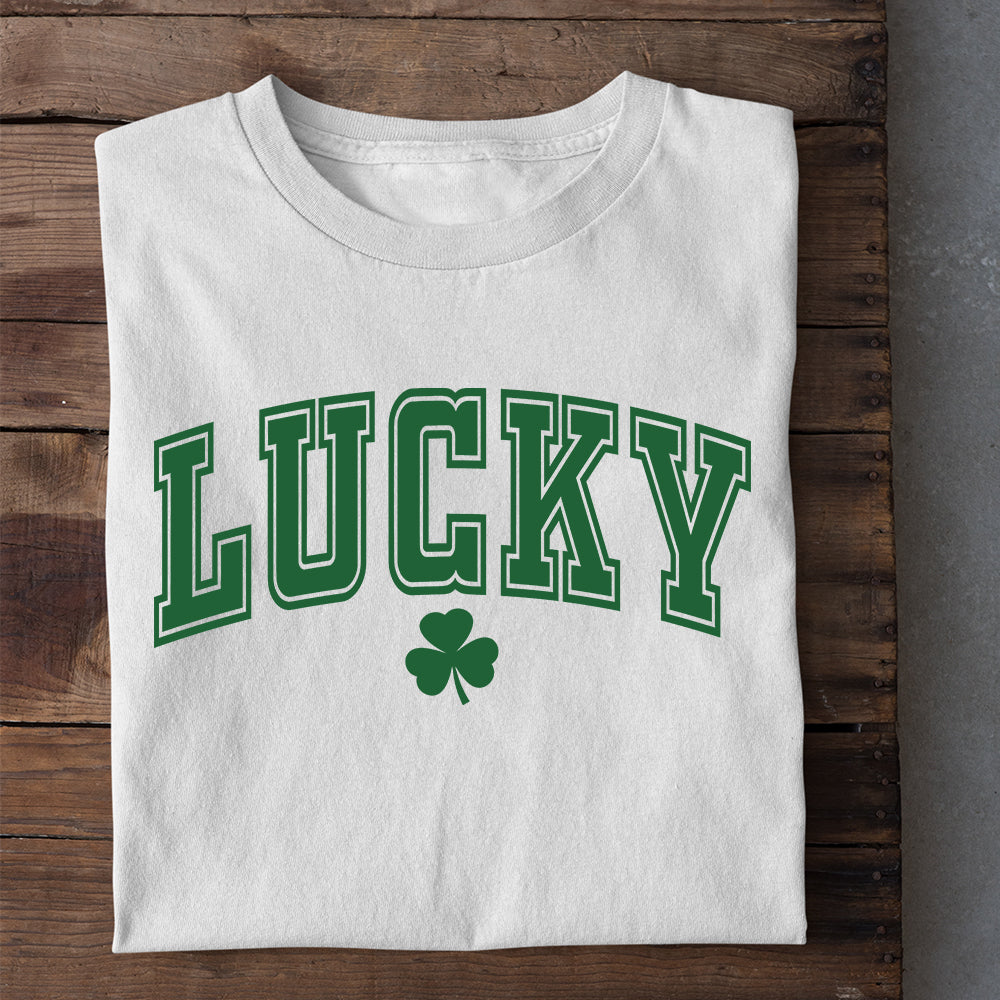 St Patrick's Day T-shirt, Lucky Everywhere, Patricks Day T-shirt, Irish Gift
