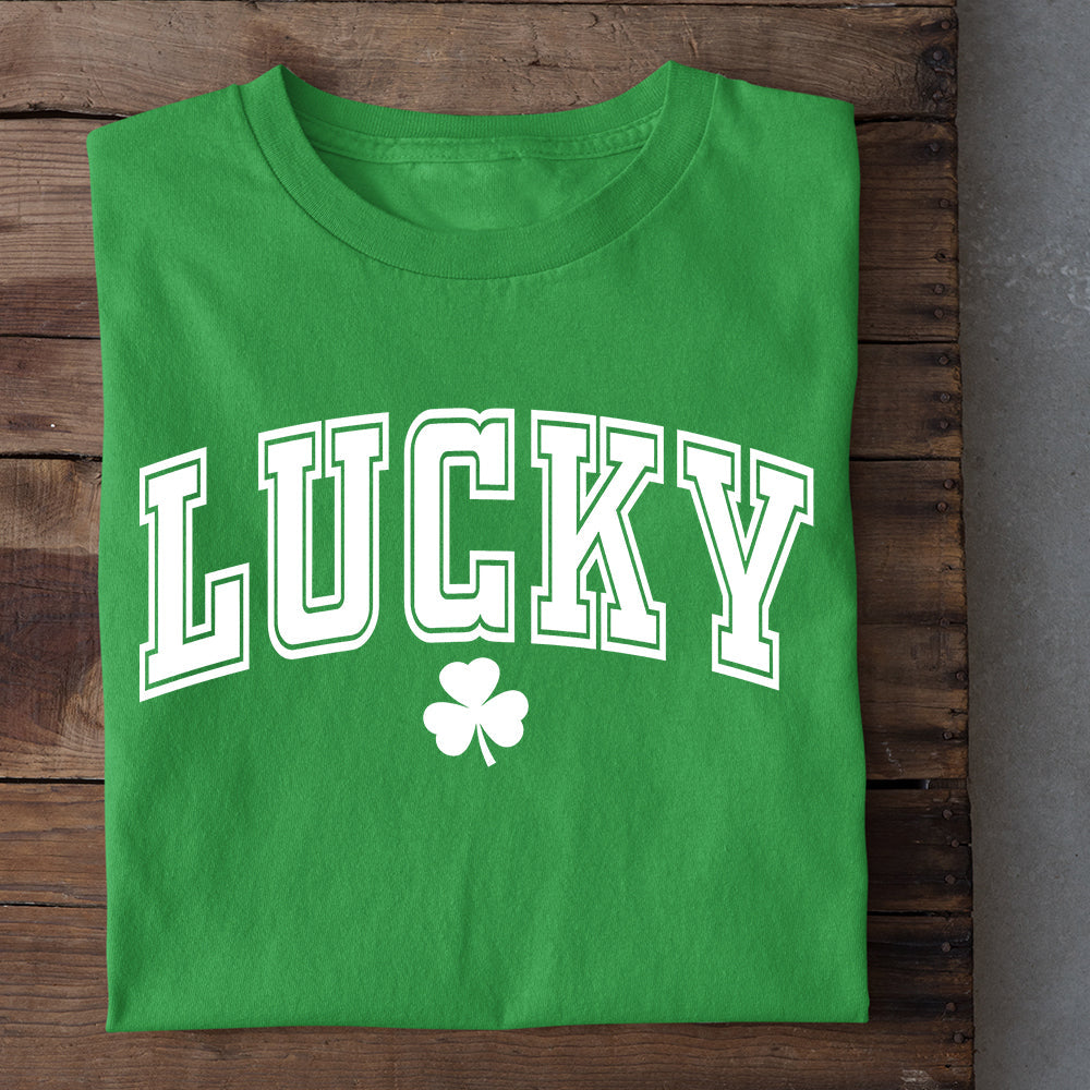 St Patrick's Day T-shirt, Lucky Everywhere, Patricks Day T-shirt, Irish Gift