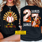 Personalized Thanksgiving Baseball Turkey Two-sided T-shirt, Thankful Tees Gift For Baseball Lover