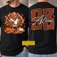 Personalized Thanksgiving Football Turkey Two-sided T-shirt, Turkey Takes The Field Tees Thankful Gift For Football Lover