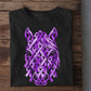 Horse Pancreatic Cancer Awareness T-shirt, Purple Awareness Ribbons Horse Tees Gift For Horse Lovers