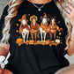 Thanksgiving Horse T-shirt, Four Horses Of Fall Tees Thankful Gift For Horse Lover