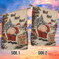 Funny Christmas Santa Claus Garden & House Flag, Ho Ho Holy Cheeks Yard Flag, Vintage Xmas Gift For Santa Claus Lover
