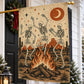 Funny Halloween Skeleton Garden & House Flag, Dance Till You’re Bones Yard Flag Spooky Season Gift For Skeleton Lover