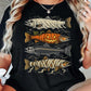 Halloween Fishing T-Shirt, Dead Fish Tell No Tales Tees Spooky Season Gift For Fishing Lover
