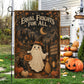 Vintage Halloween Boo Garden & House Flag, Equal Frights For All Yard Flag, Spooky Season Gift For Ghost Lover
